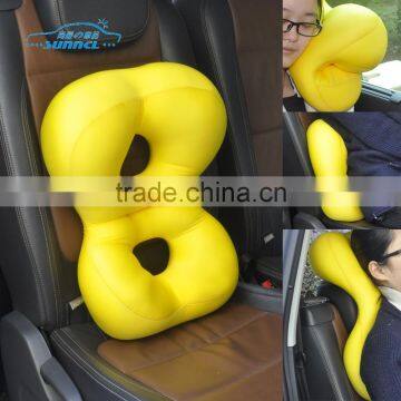 Multi-use Personalized Travel Pillow with Reach Certificate, Comfortable Car Travel Neck Pillow