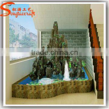 indoor new design artificial fiberglass fountains for decoration