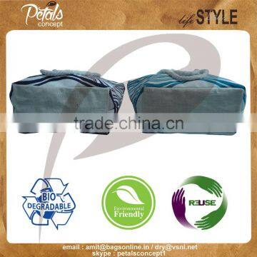 Jute Bag With Twisted Rope Handle photo-3