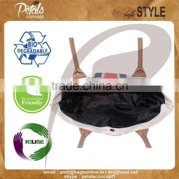 Padded PU Handle Canvas Bag for Gift- Made From Canvas - Exclusive Design Customize With Any Print- Made to Order photo-4