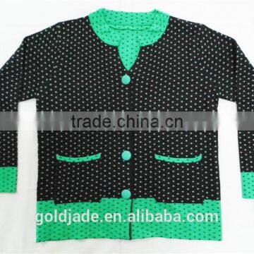 Wool&Acrylic Womens Knitted Sweater Pullover photo-4