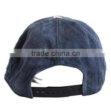 Custom Custom Denim Hat Embroidery Snapback Rope Hat photo-3