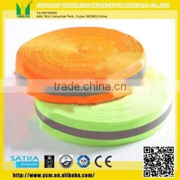 Hot-Selling high quality low price tpu coated webbing with reflective strip