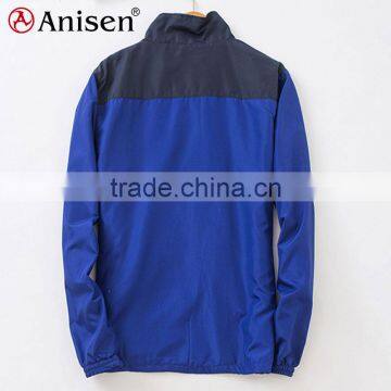 Sports Windbreaker Polyester Panel Men Jacket photo-2