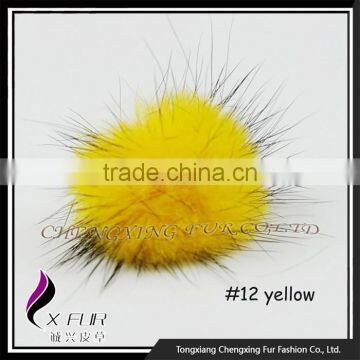 CX-A-27 Beautiful Mink Fur Ball Headband Wholesaler photo-6