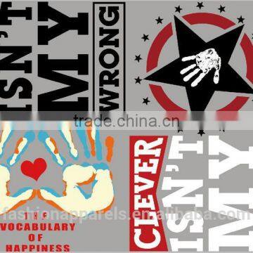 2016 Hot Sell Custom Plastisol Offset Heat Transfer Logo/Sticker photo-4