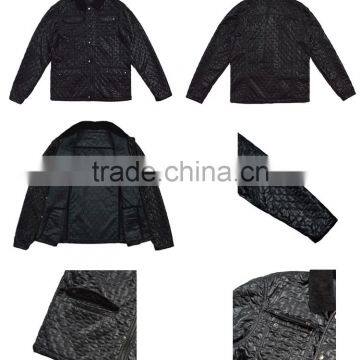 Chinese Style Black Men's Leather Jacket photo-6