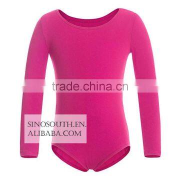 2017 Wholesale Kids Girl's Dance long sleeve toddler leotard gymnastics