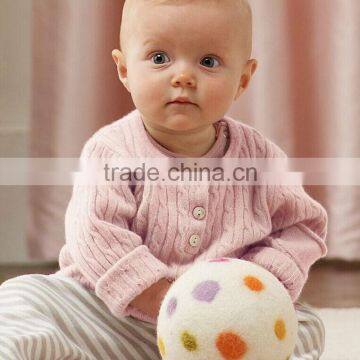 High Quality Cable Knit Cashmere Baby Set photo-4