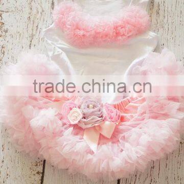 Pettiskirts Tutu Tulle Ballet Skirt for Girls Chiffon Ruffle Fluffy Pettiskirt Children Ballet Skirts photo-3