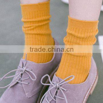 zm33452a bulk wholesale fahsion socks cheap pure color women cotton socks