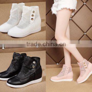 Zm50243b Height Increasing Women Shoes Summer New Style Hollow Out Breathe Lady Shoe photo-4