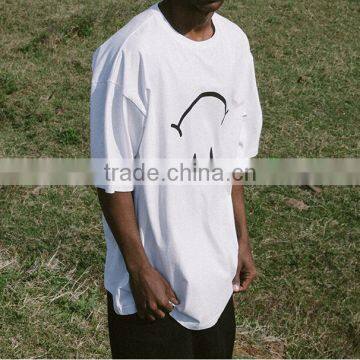 2017 t Shirt Men Smile Printing Oversized 95 Cotton 5 Spandex t Shirts photo-2
