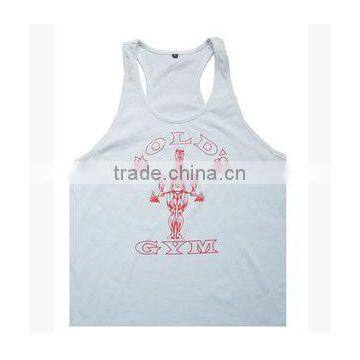 Gym Stringer Tank Top Men Bodybuilding Clothing and Fitness Mens Sleeveless Shirt Sports Vests Cotton Singlets Muscle Tops photo-4