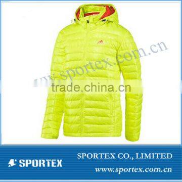 Women's Down Jacket yellow Super lightweight Outdoor JkT warm hooded