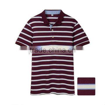 hotsale custom stripes polo t shirts