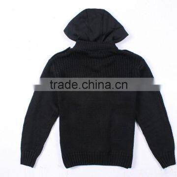 2016 Men Woolen Sweater Design Knitted Sweater Coat photo-2