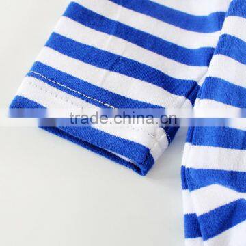 ShiJ 32S 180g Combed Cotton Indiana Striped Long Sleeve Baby Clothes Romper photo-6