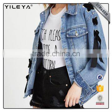 Latest Fashion Lady Denim Jacket Designs,women Jean Jacket,woman Denim Jacket photo-5