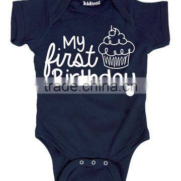 Newest Navy Baby Boy Rompers Bodysuits And Rompers With Cute Letters Casual Baby Grows For Boys RR90423-14