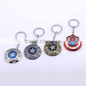 Manufacturers selling movies around Captain America weapon Cold steel alloy key chain key key chain