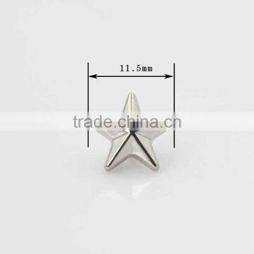 New Design Silver Golden 11.5mm Plastic Shank Buttons Star Shaped Button photo-3