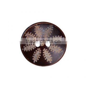 fashion clothing Wooden Button