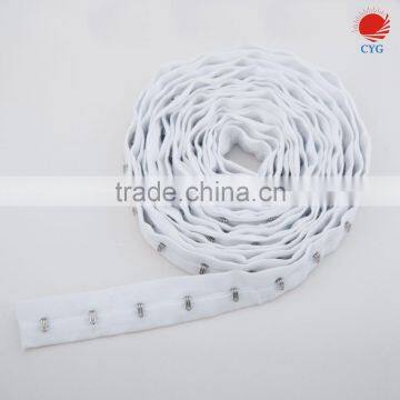 Customized Size Hook and Eye Tape, Hook and Eyes White Satin Ribbon Tape for Sewing Projuct photo-6