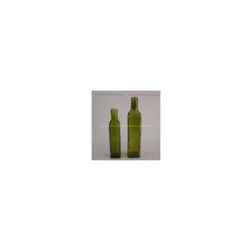 Supply Dark Green Olive Oil Glass Bottle