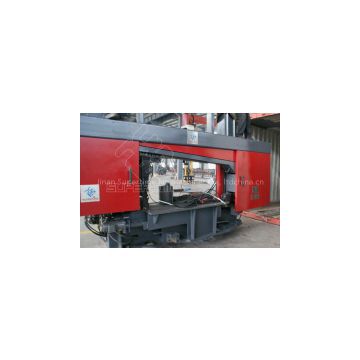 CNC rotation angle band saw machine for H beam