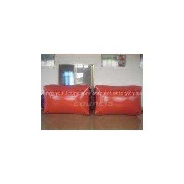Red Inflatable Paintball Bunker BUN09 With Flexible and Durable Anchor Strings