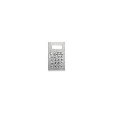IP65 Stainless Steel Metal Numeric Keypad For Safedoor , Control Panel Keypads
