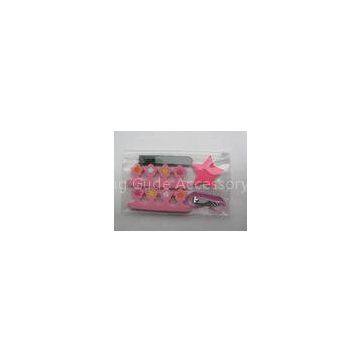 Star Nail Kits Sets With Silver Nail Clipper And Grey Plastic Nail Buffer
