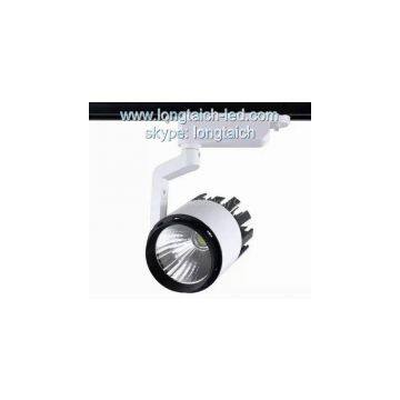 Hot Sale COB 40W LED Track Light, 20W Ra>80, Ra>90 Commercial 30W COB LED Track Light