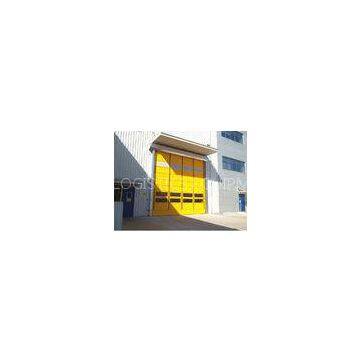 PVC Stacking High Speed Shutter Door Automatic Perforated Rolling Door