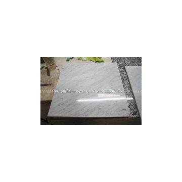 Bianco Carrara White Marble Flooring Tile