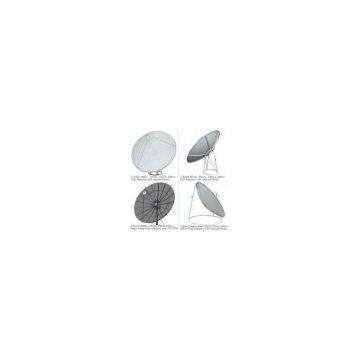 C band prime focus satellite dish antenna