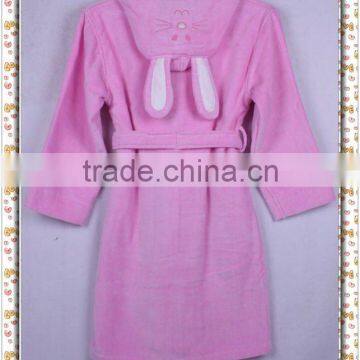 kids hooded terry bathrobe