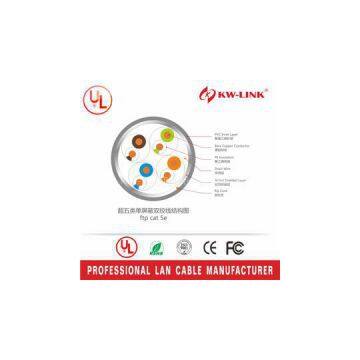 24AWG Cat5e BC FTP LAN Cable with LSZH PVC Jacket