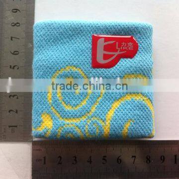 Sports Terry Cloth Cotton Wristband Custom Sweatband