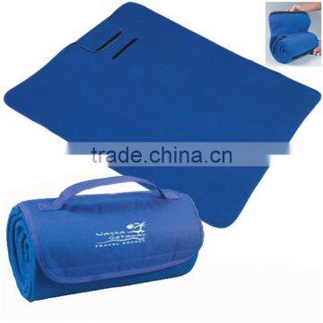 Portable 2 ply outdoor Blanket, humidity proof blanket, Rolling up Stadium Throw Blanket