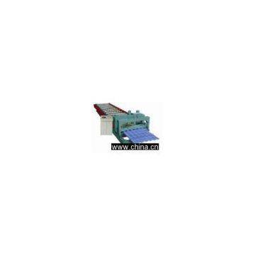 1100 Arc Bias Glazed Tile  Roll Forming Machine