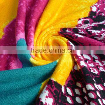 Printting modal jersey special design jersey fabric