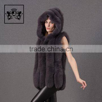 Fashionable women overcoat designs agraffe buckle fur jacket