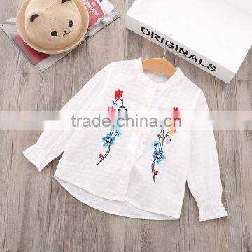 China wholesales Children Shirt baby shirt kids Clothes Girls long Sleeve shirts