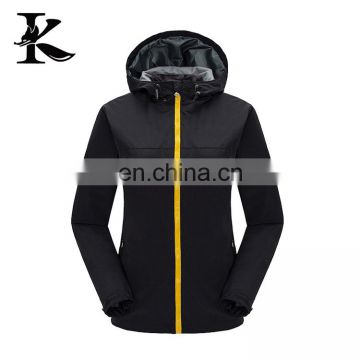 Femal coat and 100%Polyester Shell Material windbreaker jacket