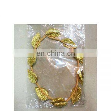 party Carnival roman goddess headbands gold leaf wreath MPA-0197