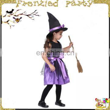 children girl witch fancy party halloween costume FGCC-0156