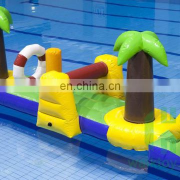 HI hot selling long tree inflatable pool floating water park jumping pool inflatable for fun