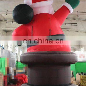 Customized Beautiful Hot Selling Inflatable Father Christmas,outdoor Xmas Inflatable Santa photo-3